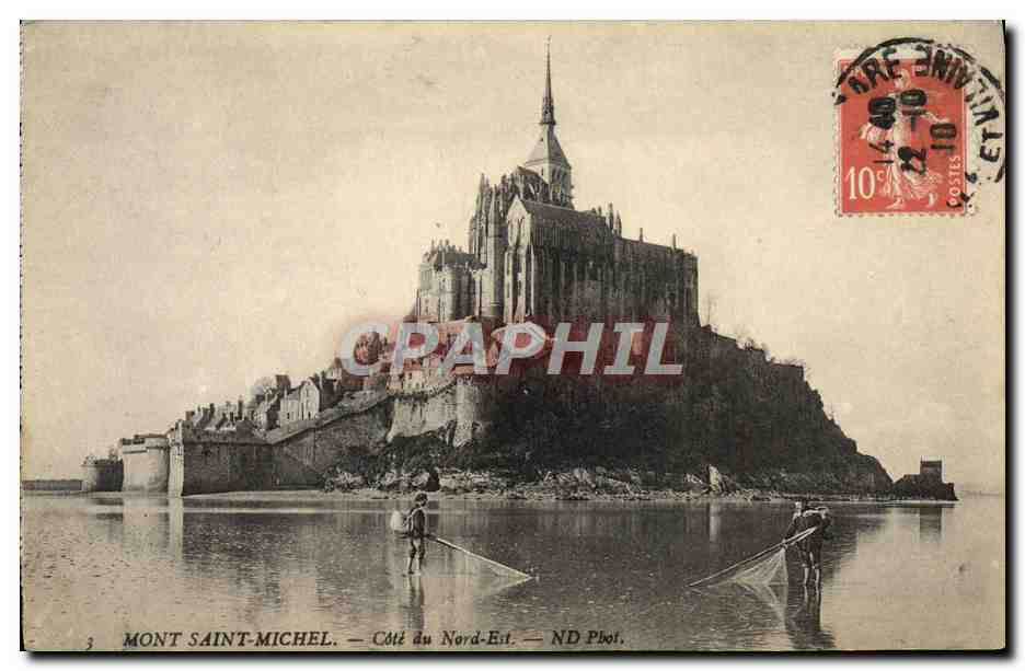 Mont Saint-Michel — Nordöstliche Seite — ND Pbot.