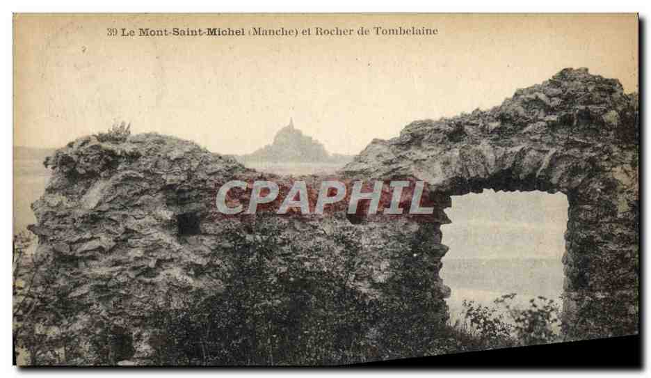 CPA Le Mont Saint Michel Et Rocher De Tombelaine