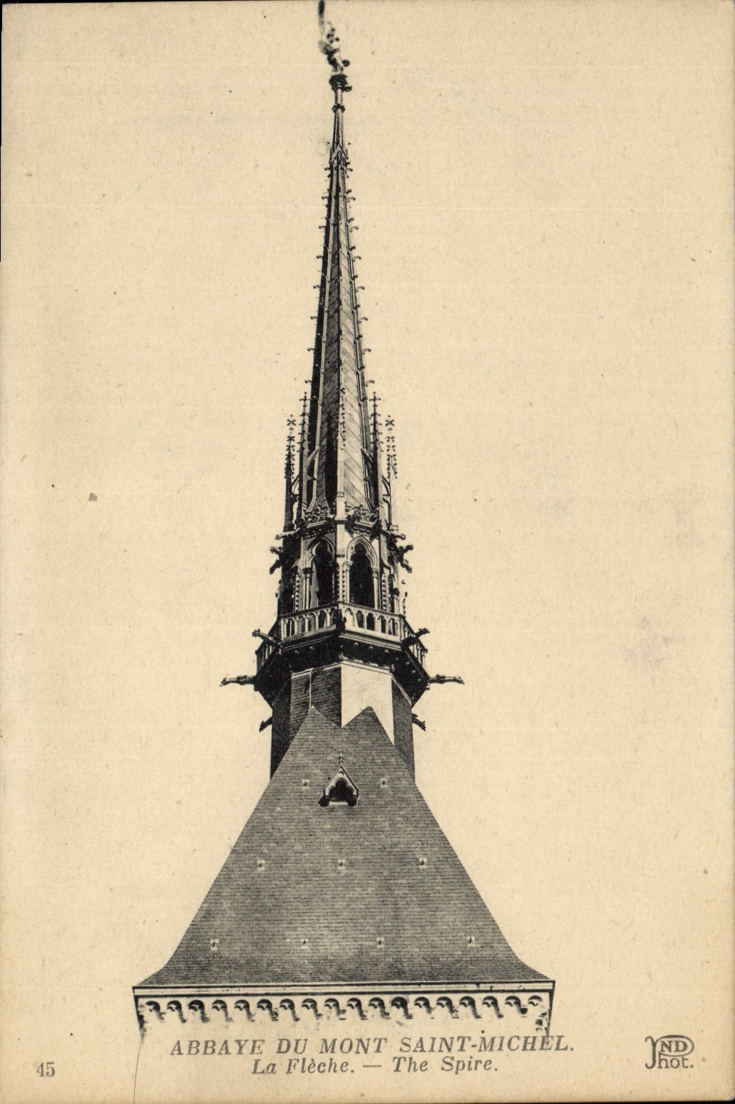 Abbaye du Mont Saint-Michel — La Flèche — The Spire — JND Phot. — n°45