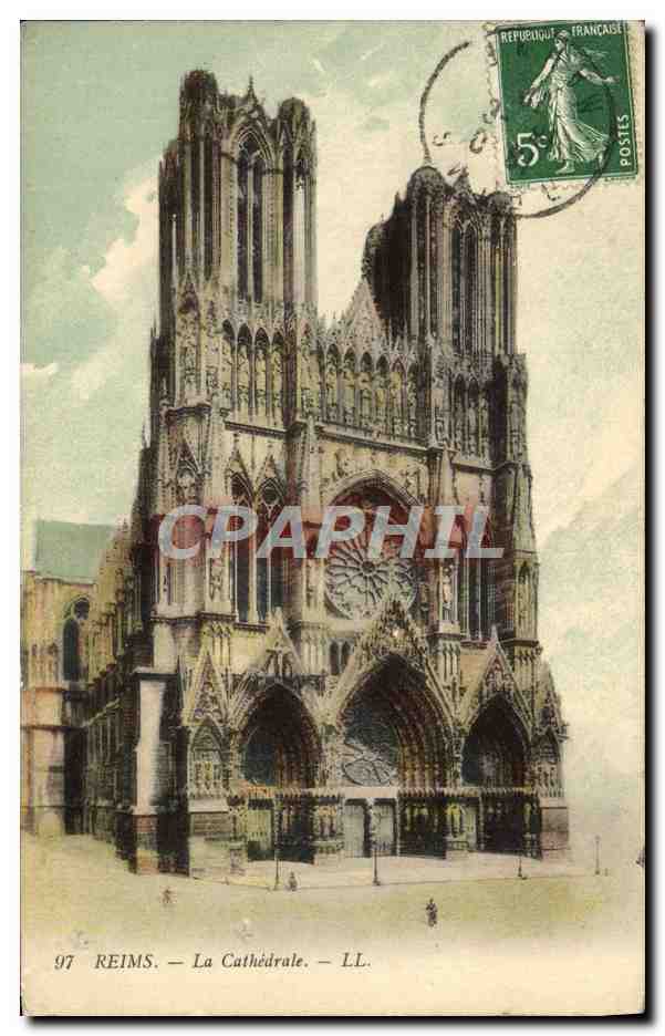 Reims — La Cathédrale — LL. — n° 97