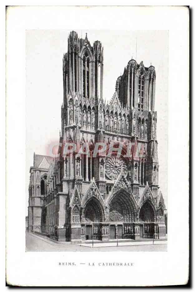 CPA Reims La Cathedrale