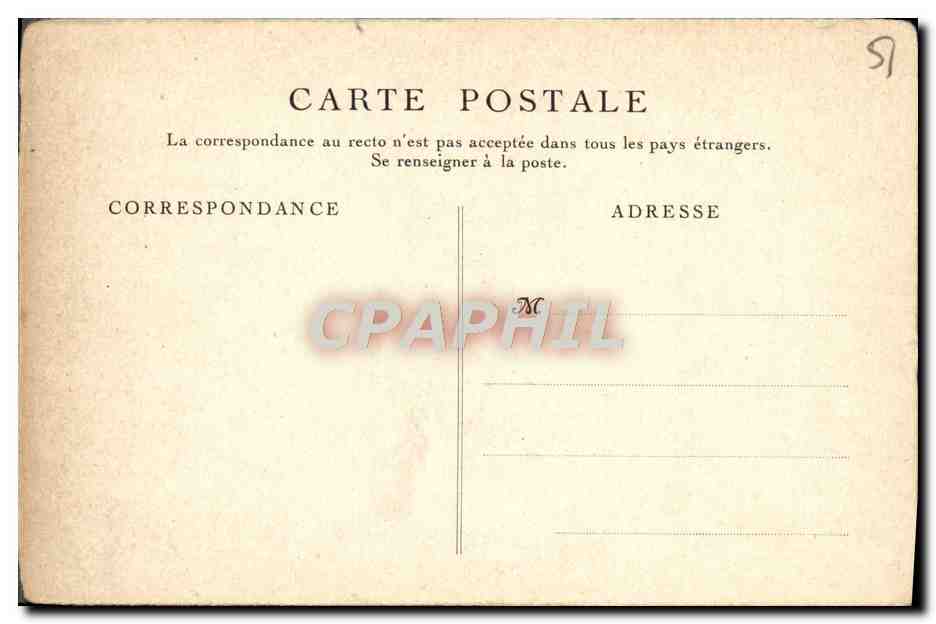 CPA Reims La Cathedrale — Rückseite