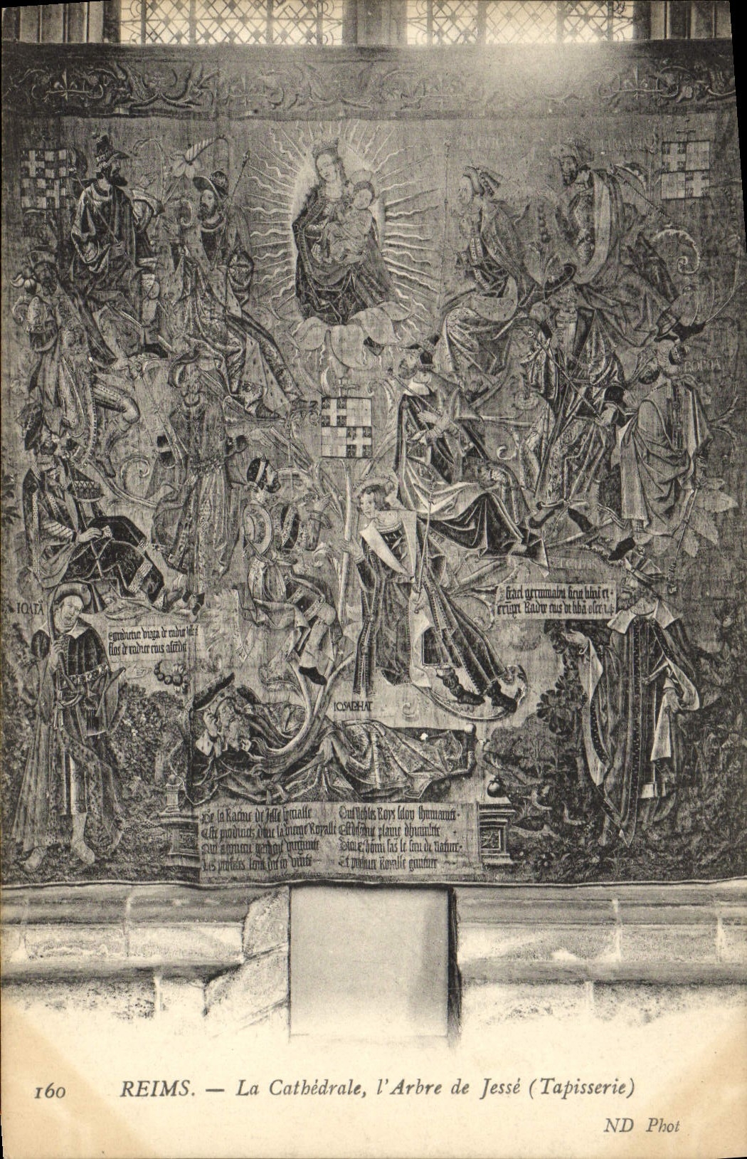 Reims — La Cathédrale, l'Arbre de Jessé (Tapisserie) — ND Phot, n° 160