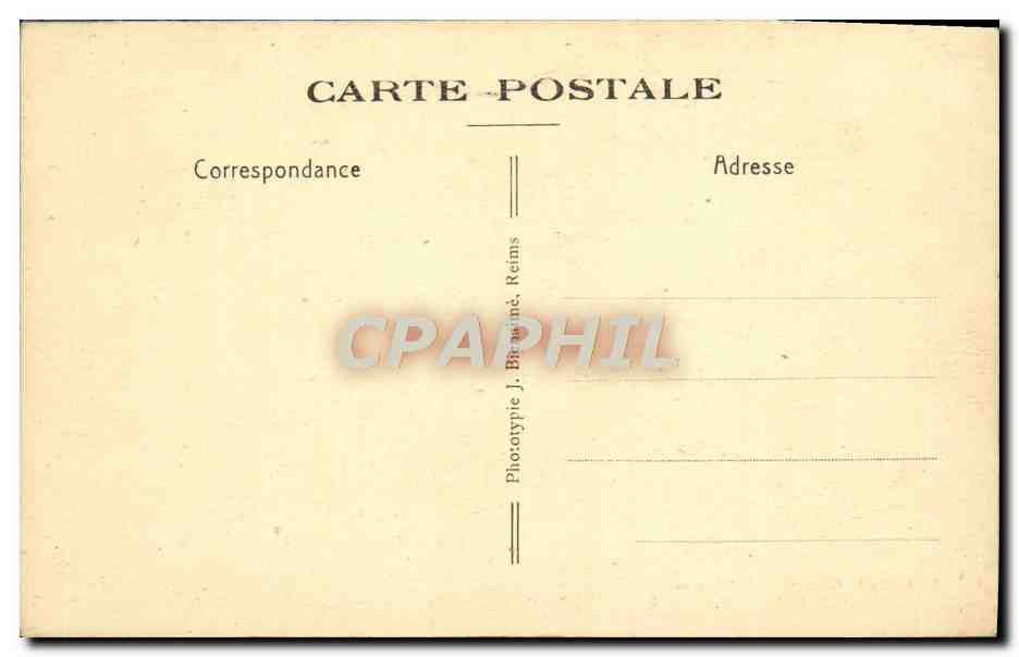 Reims - Cathédrale - Chapiteau dit des Vendanges (Grande Nef) — Cl. Rothier - E. Chauvillon, édit., Reims — Rückseite