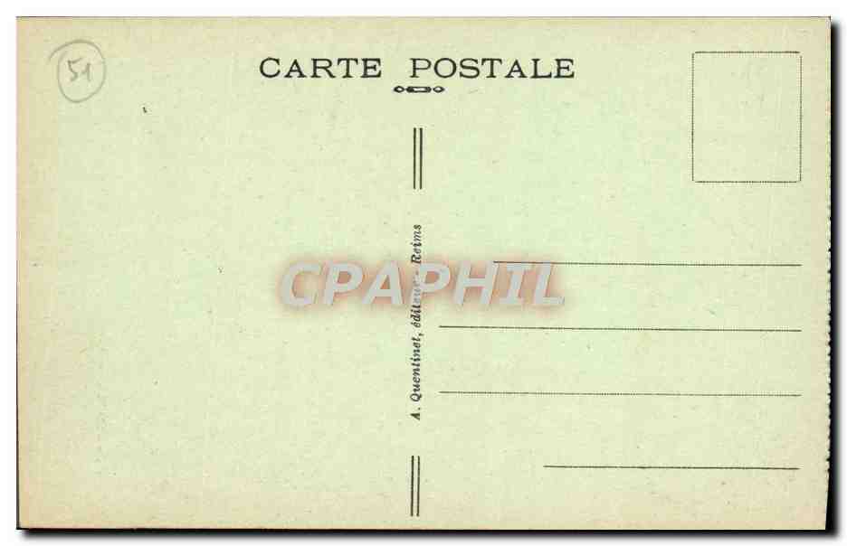 Reims — La Cathédrale — Le Jugement dernier — Verso