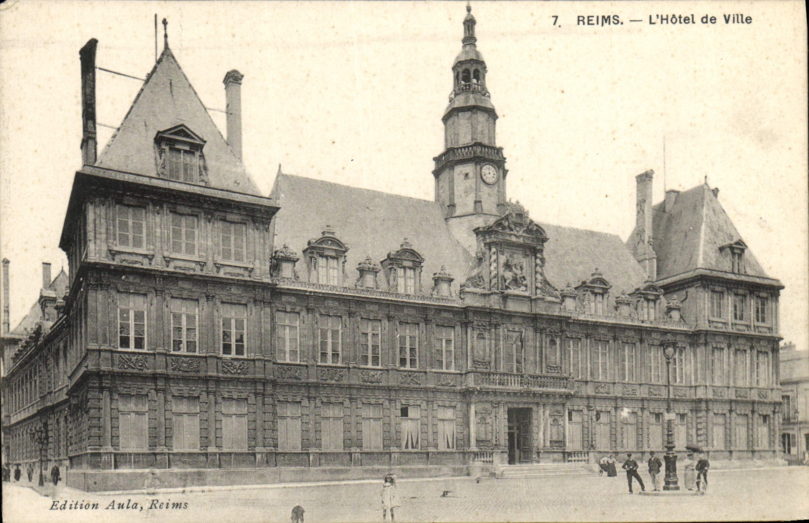Reims — L'Hôtel de Ville — Edition Aula, Reims