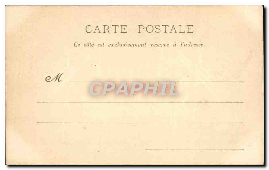 CPA Cathedrale De Reims Revers Du Grand Portail — Verso