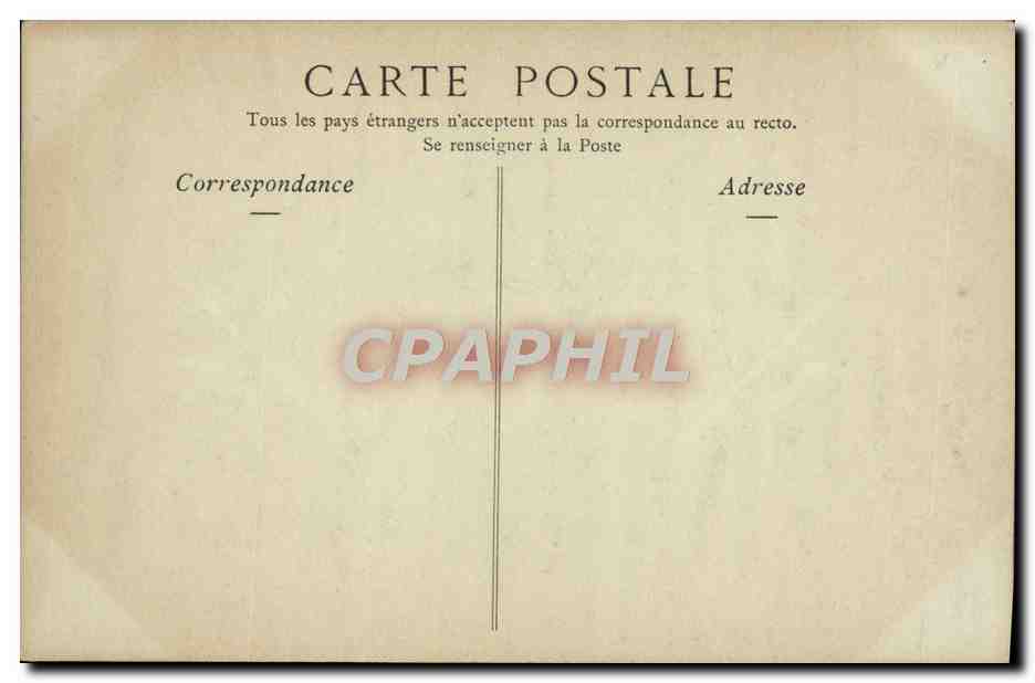 CPA Reims La Cathedrale — Rückseite