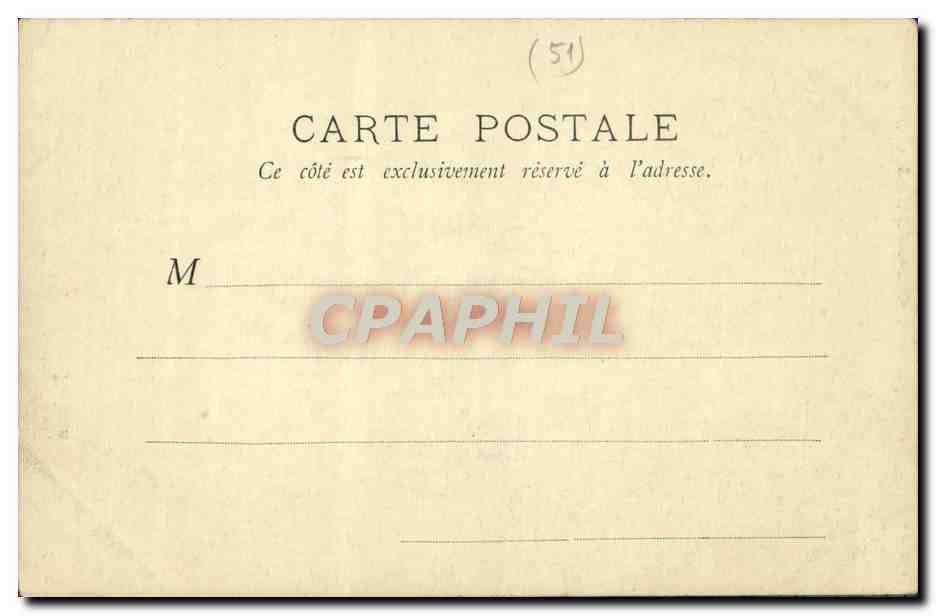 Petit Portail de la Cathédrale — Reims — B. F., Paris — Rückseite