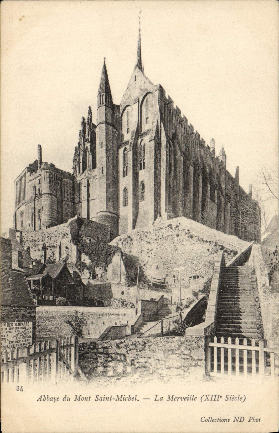 Abbaye du Mont Saint-Michel — La Merveille (XIIIe Siècle) — Collections ND Phot