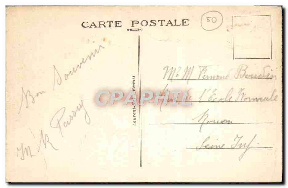 Le Mont Saint-Michel — Le Chœur de la Basilique (XIe siècle) — Éditeur non identifié, n° 152 — Verso