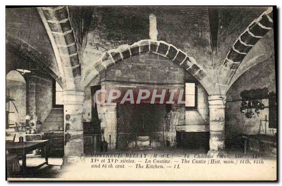 CPA Montreuil Bellay Le Chateau La Cuisine