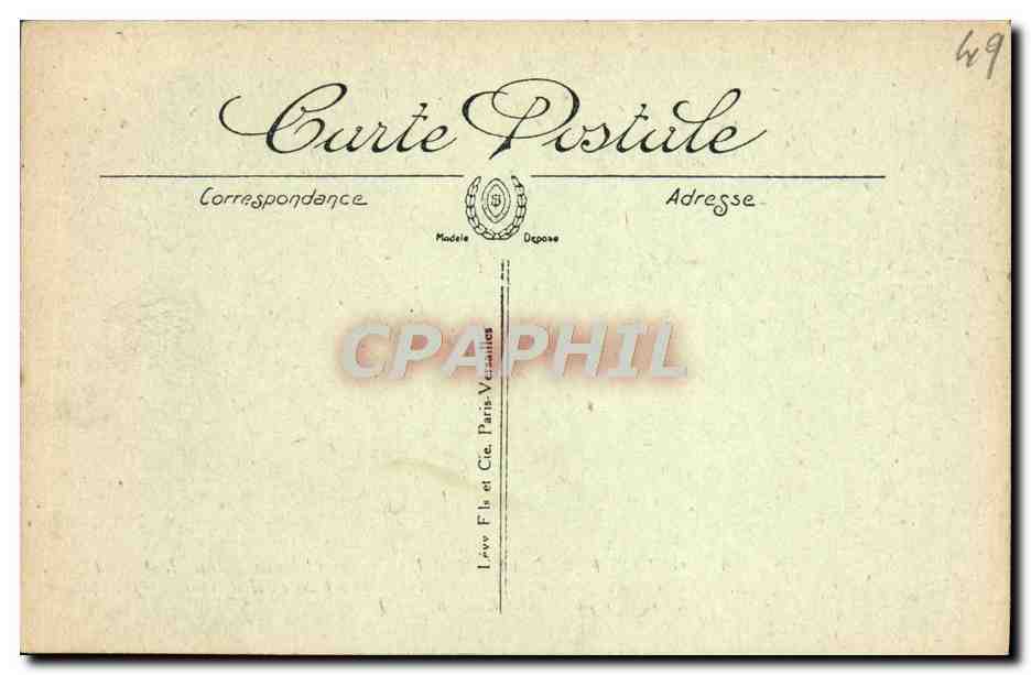 CPA Montreuil Bellay Le Chateau La Cuisine — Rückseite
