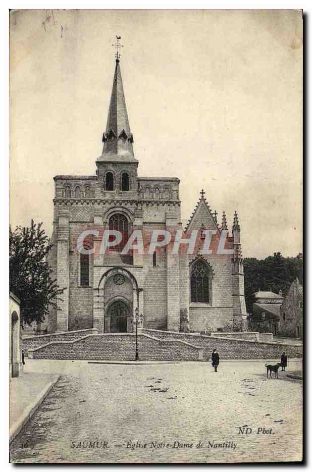 CPA Saumur Eglise Notre Dame de Nantilly