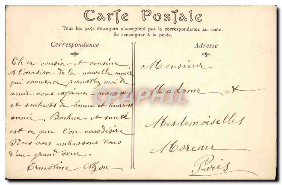 CPA Saumur Vue prise des ponts — Rückseite