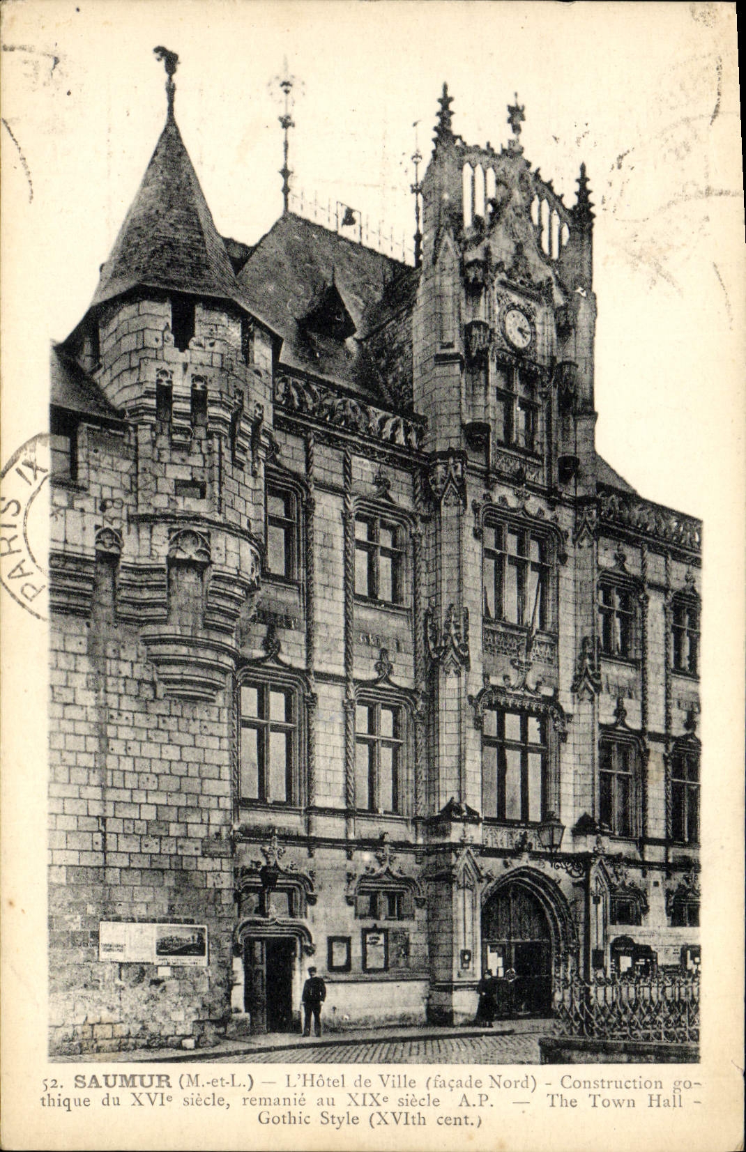 CPA Saumur L'hotel de ville 