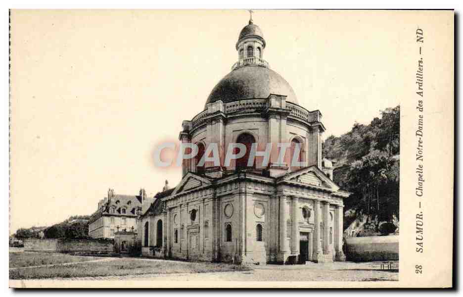 CPA Saumur Chapelle Notre Dame des Ardilliers 