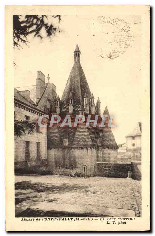 CPA Abbaye de Fontevrault La tour d'Evrault