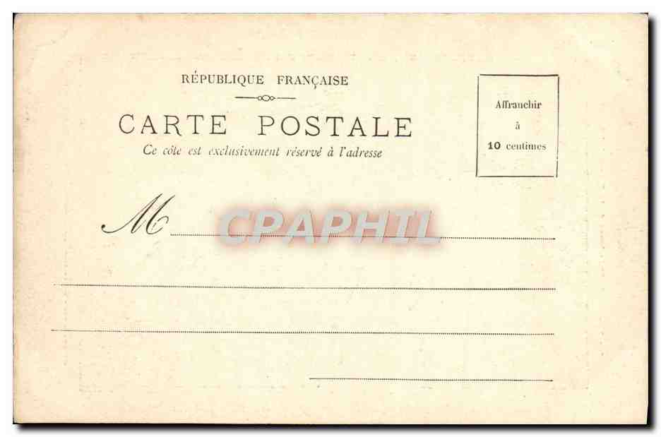 CPA Abbaye de Fontevrault Abside Cote NE  — Rückseite