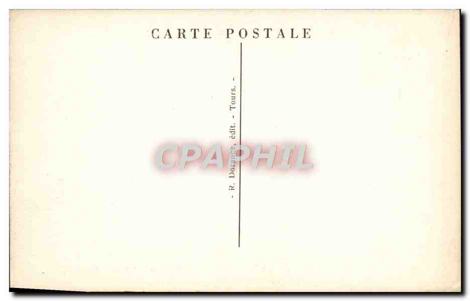 CPA Fontevrault Abbaye Tombeaux de Henri II Plantagenet roi d'Angleterre et d'Isabelle d'Angouleme — Rückseite