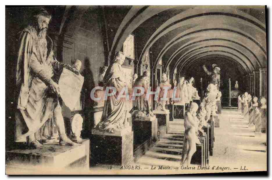 CPA Angers Le Musee Galerie David d'Angers