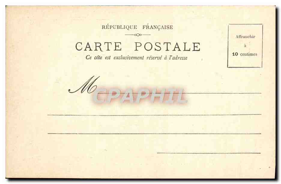 CPA Angers Monastere Saint Aubin Cloitre — Rückseite