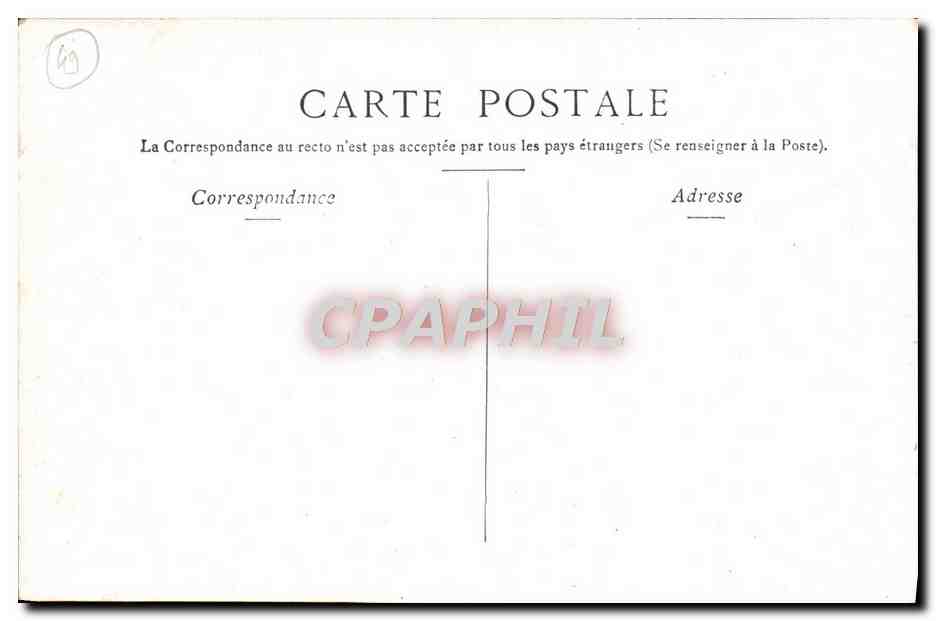 CPA Angers Fontaine Du Pied Boulet — Rückseite