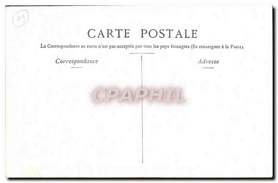 CPA Angers Vue Prise Du Pont De La Haute Chaine Bateau — Rückseite