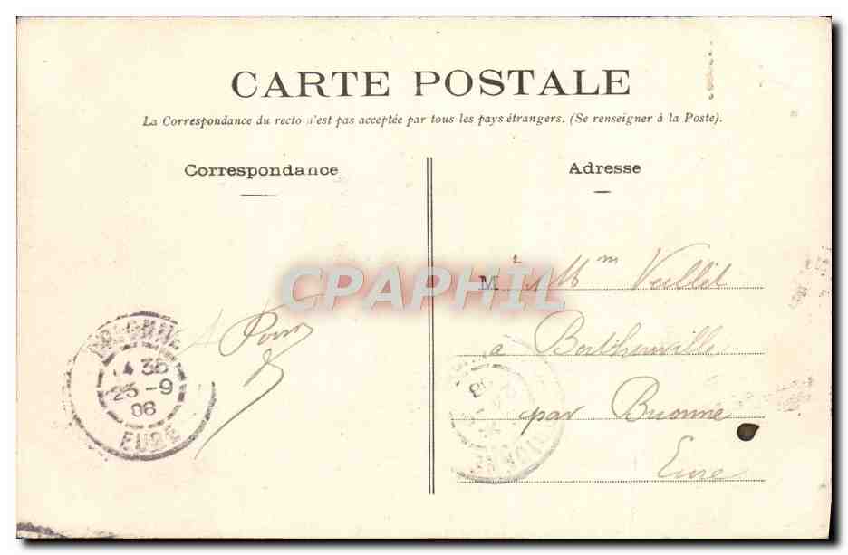 CPA Angers Vue Generale Sur la Maine et la Basse Ville Prise du Chateau — Rückseite