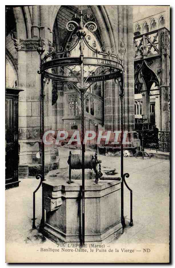 CPA Lepine Basilique Notre Dame le Puits de la Vierge