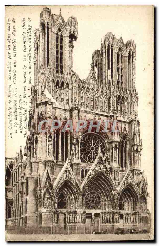 CPA Reims La Cathedrale 