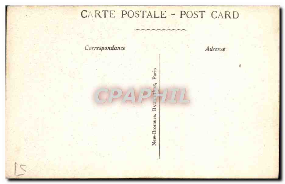 CPA Reims La Cathedrale  — Verso