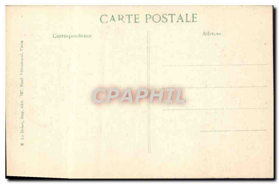 CPA Reims Portail de la Cathedrale — Rückseite