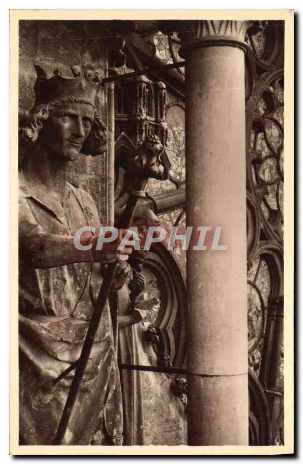 CPA Reims Cathedrale Philippe Auguste Croisillon Nord du transept