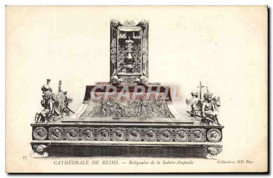 Cathédrale de Reims — Reliquaire de la Sainte-Ampoule — Collections ND Phot. n°27