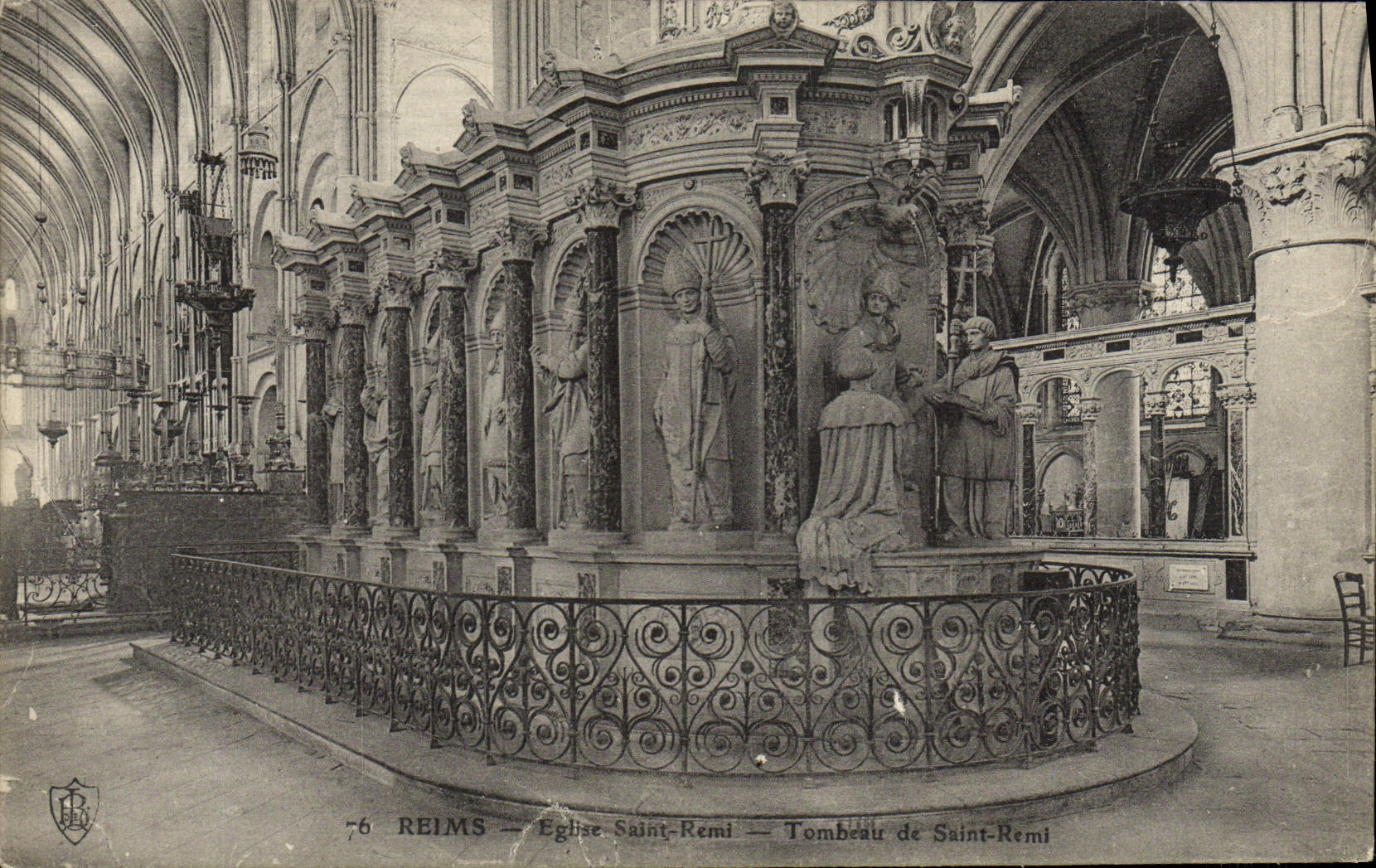 Reims — Église Saint-Remi — Tombeau de Saint-Remi