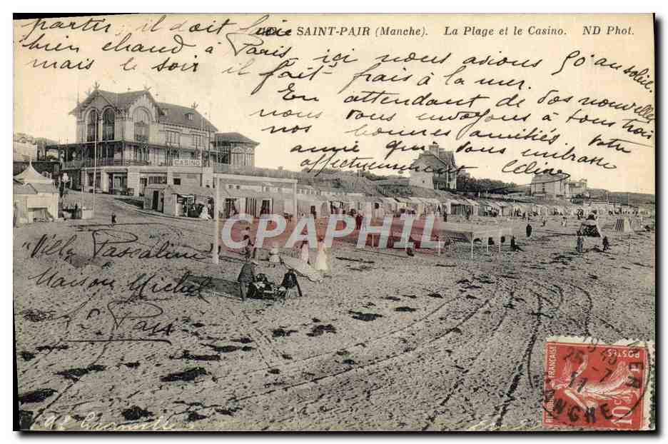 CPA Saint Pair La Plage et le Casino