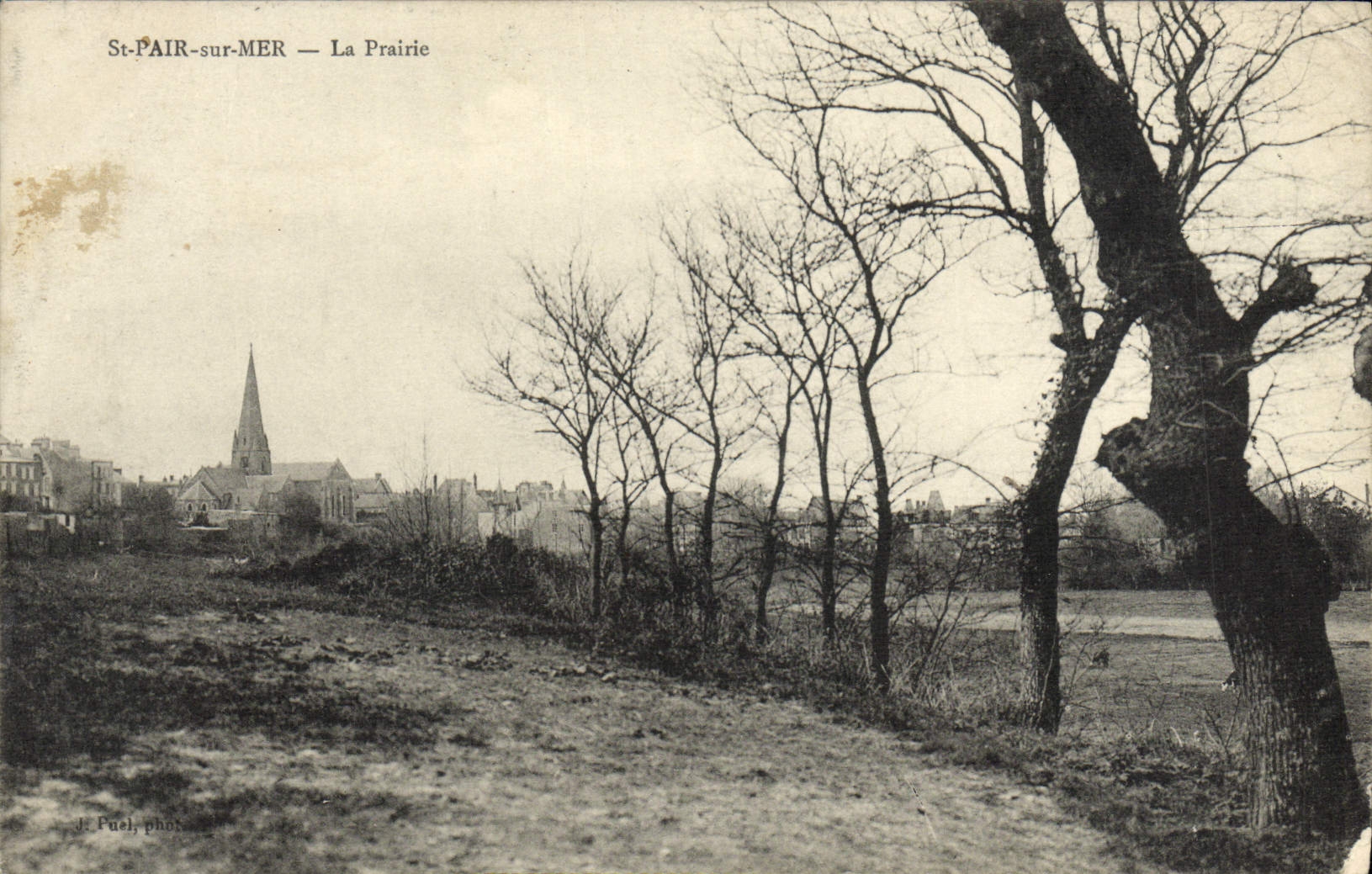 CPA Saint Pair Sur Mer La Prairie
