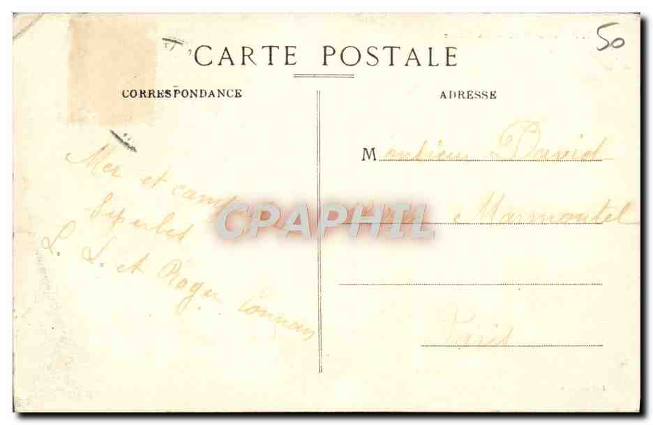 CPA Saint Pair Sur Mer La Prairie — Rückseite