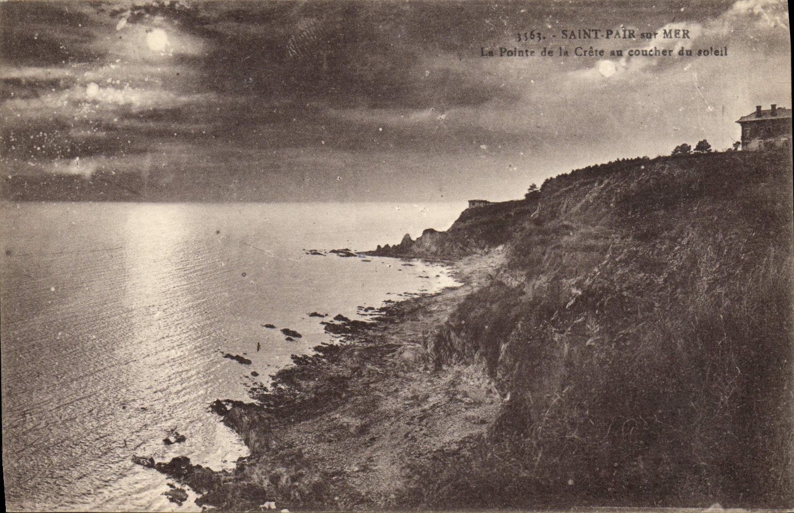 Saint-Pair-sur-Mer — La Pointe de la Crête au coucher du soleil — Laurent-Né, Rennes, n°3153