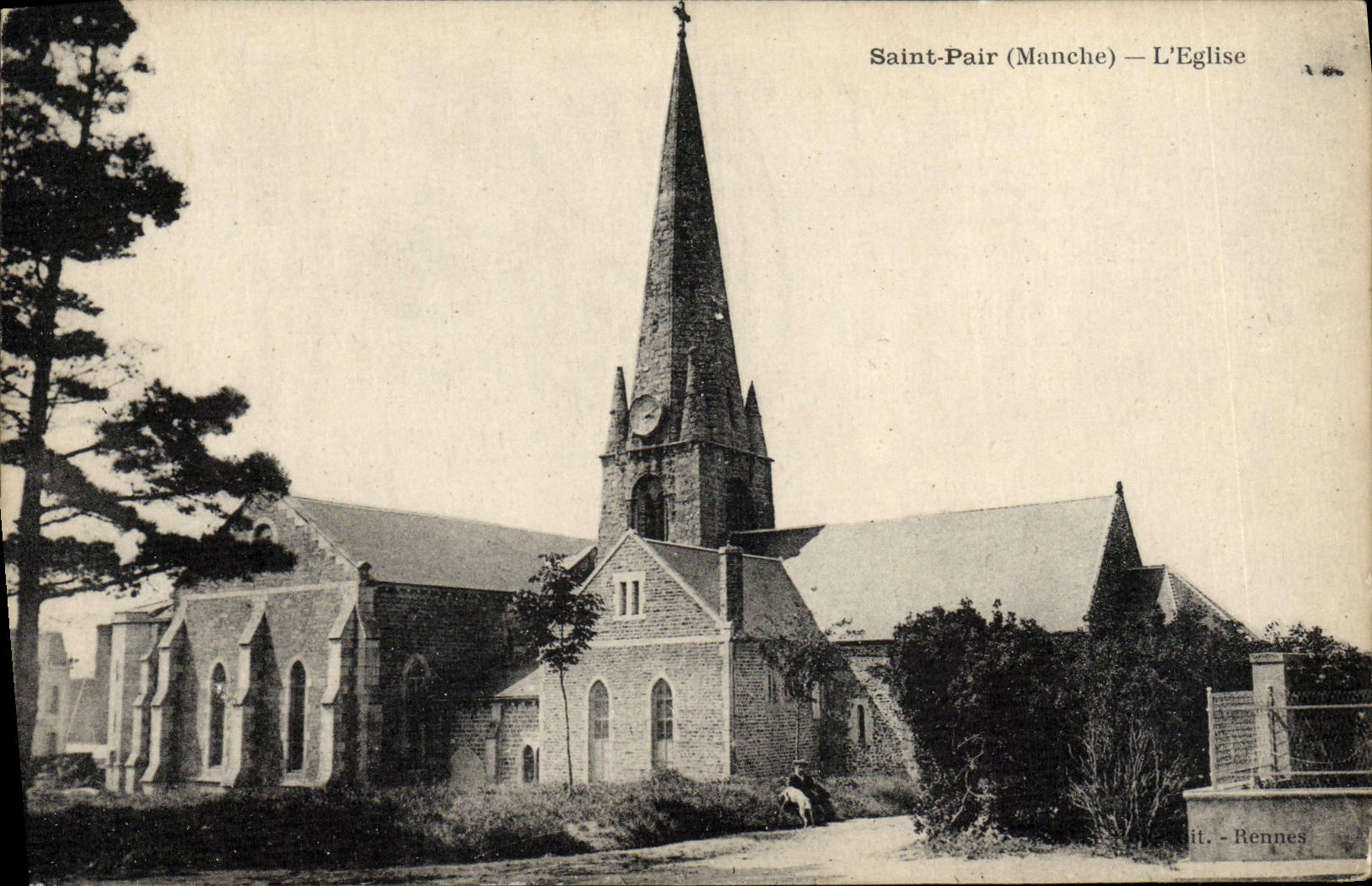 Saint-Pair (Manche) — L'Église — Éditeur Rennes