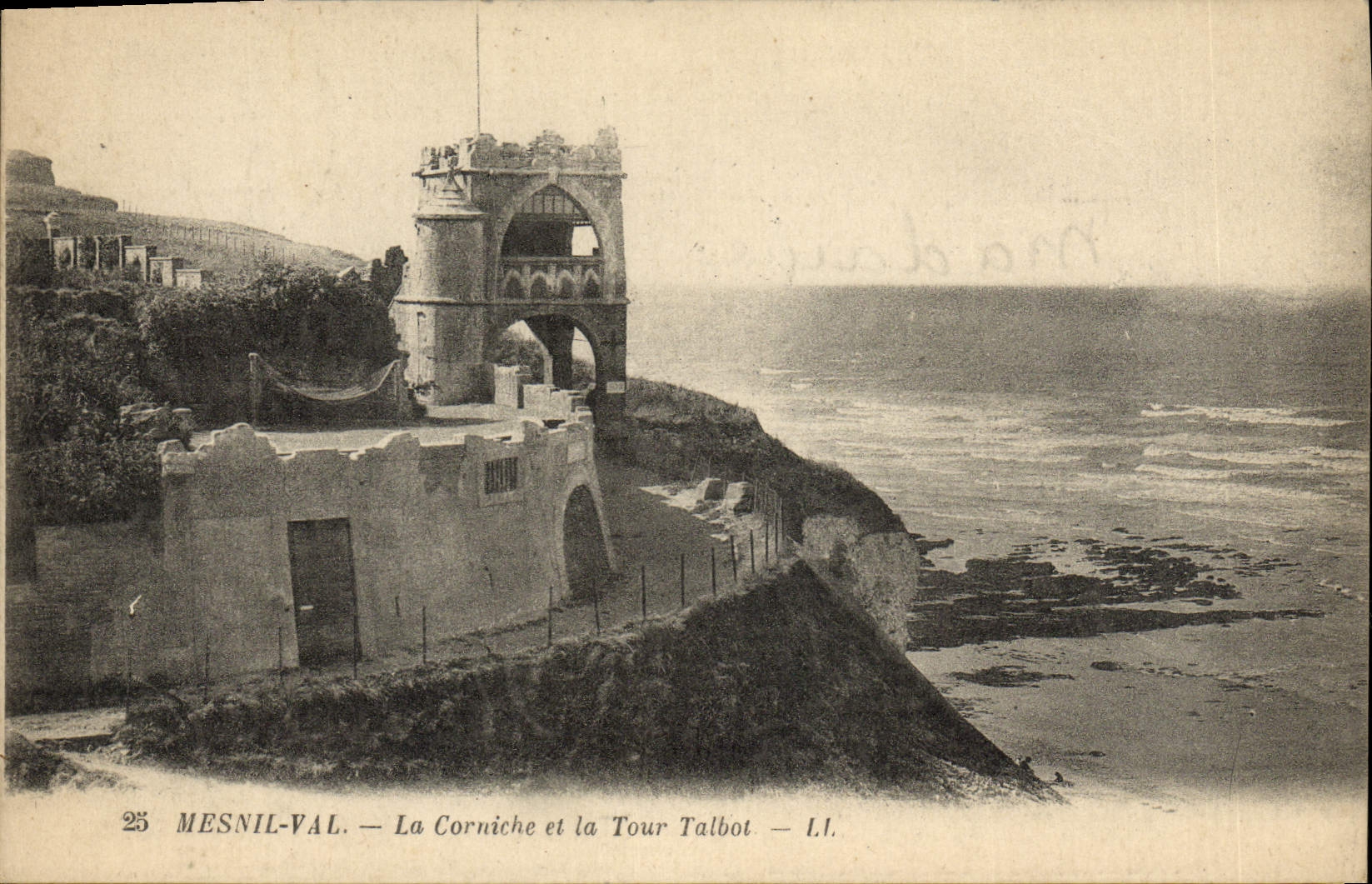 Mesnil-Val — La Corniche et la Tour Talbot — L.I.