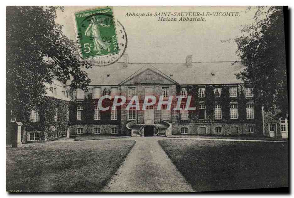 Abbaye de SAINT-SAUVEUR-LE-VICOMTE — Maison Abbatiale — éditeur non visible