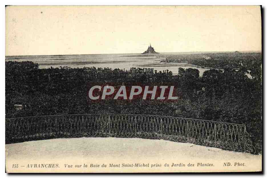 Avranches — Vue sur la Baie du Mont Saint-Michel prise du Jardin des Plantes — ND. Phot. n°155