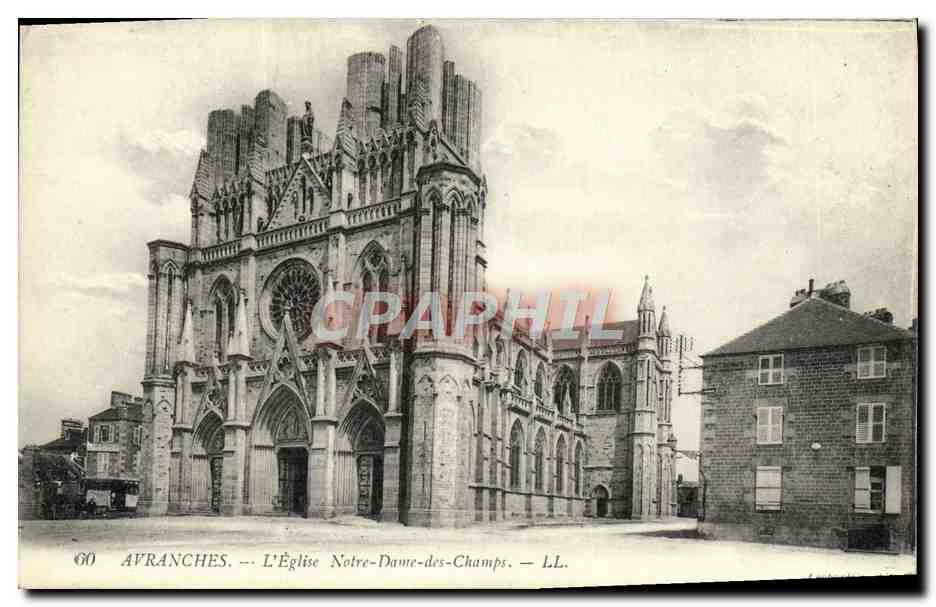 Avranches — L'Église Notre-Dame-des-Champs — LL