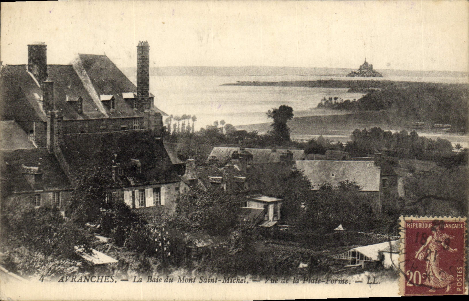 Avranches — La Baie du Mont Saint-Michel — Vue de la Plate-Forme — LL