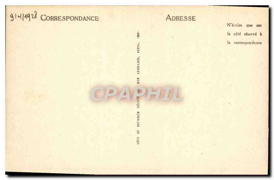 Avranches — Die Tafel der Orientierung und die Bucht von Mont-Saint-Michel — LL — Rückseite
