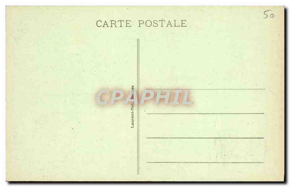 CPA Carolles Rochers du Port du Lude — Rückseite