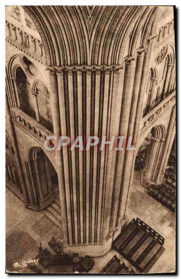 CPA Cathedrale De Coutances Colonnade de la tour central