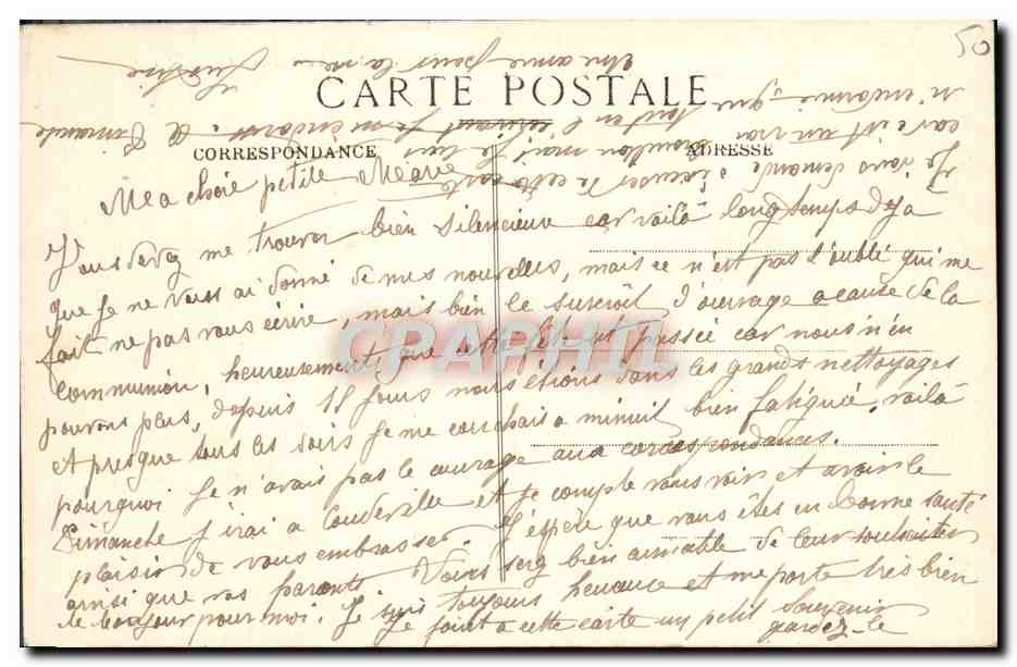 Granville — Le Casino — La Tempête — J. Puel phot. — Rückseite